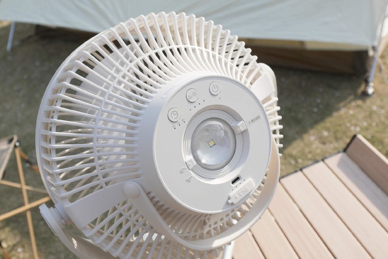 远离炎热，夏日必备，七彩叮当家用户外露营电扇体验