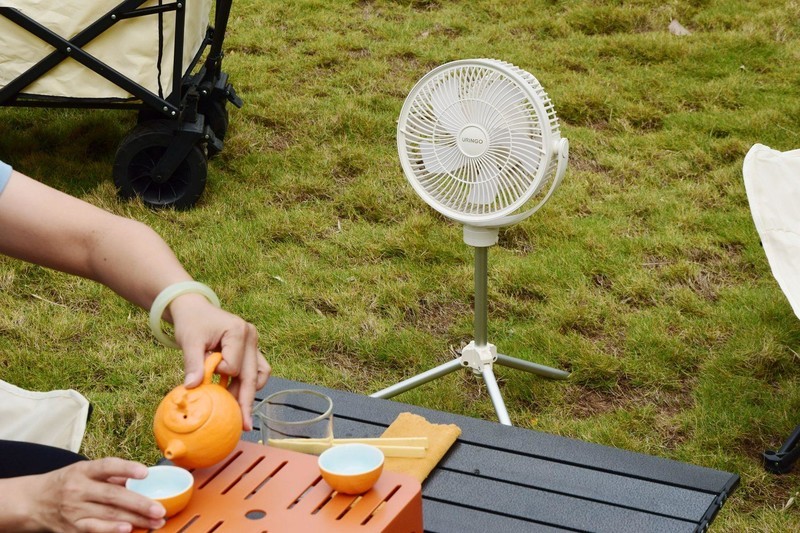 春夏季精致露营，幸福感装备怎么选？七彩叮当户外电扇上手体验