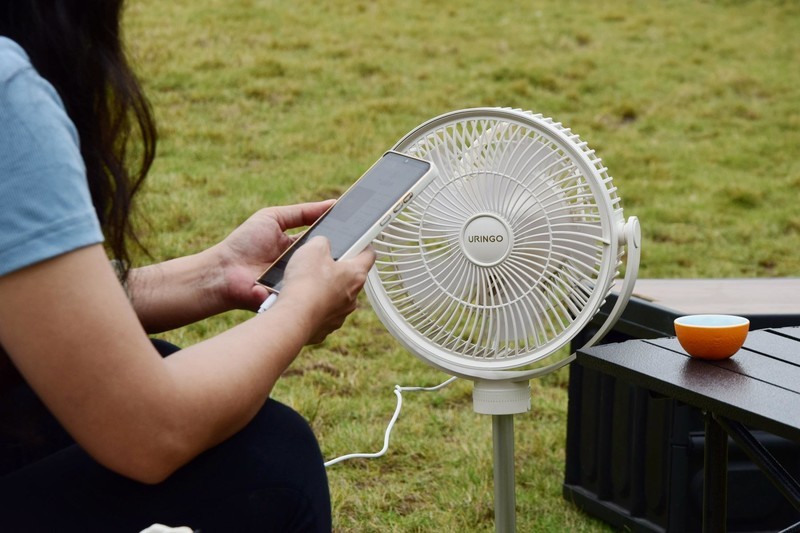 春夏季精致露营，幸福感装备怎么选？七彩叮当户外电扇上手体验