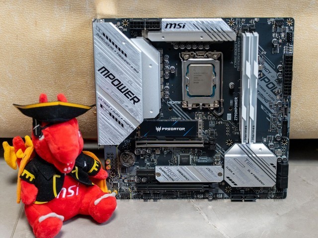 千元最强主板，微星Z790MPOWER测评，附宏碁掠夺者冰刃24GX2超频8266C38教程