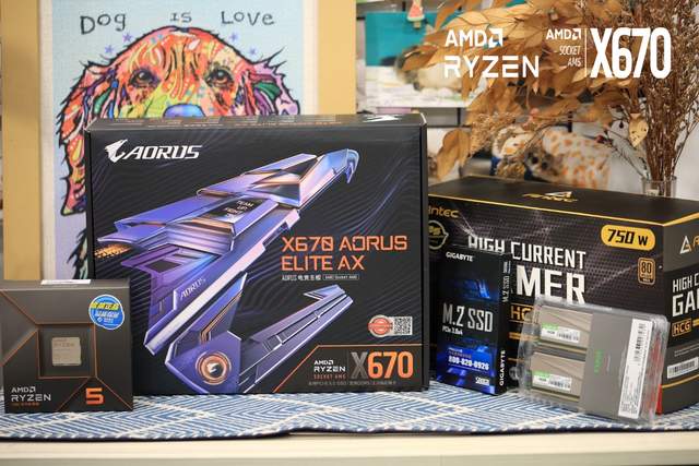 游戏性能飙升，全新座驾R5 7600X+技嘉小雕X670 AORUS ELITE AX评测体验
