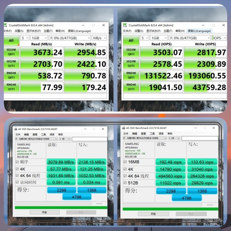 SamSung PM9B1 1TB PCIE 4.0X4 测评