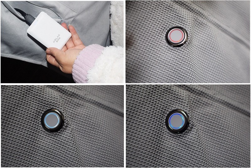 毯子中的变形金刚 酷轻松石墨烯多功能发热披肩盖毯