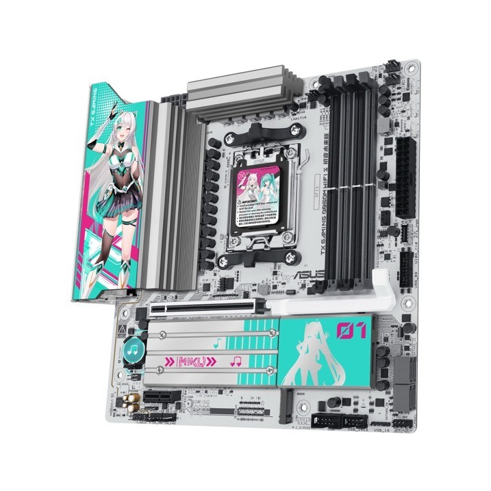 天选次元，华硕天选B850主板初音未来版音你而战