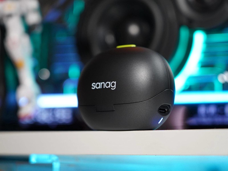 见过sanag的90°悬浮定位新概念气传导耳机吗？看看上手表现如何