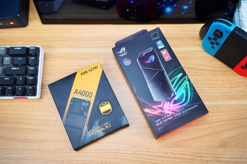 强强联手，ROG 幻影STRIX ARION硬盘盒&海康存储A4000 SSD值得拥有！