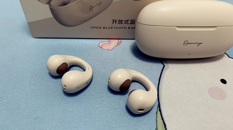 开放式耳机液态气囊新玩法，冇心open ring开放式蓝牙耳机