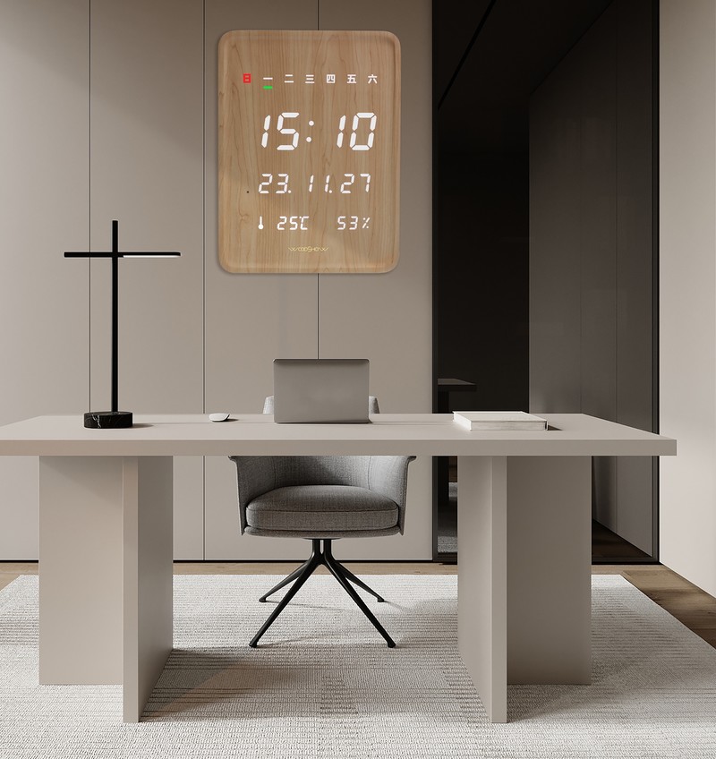 被上百万人围观的北欧风挂钟