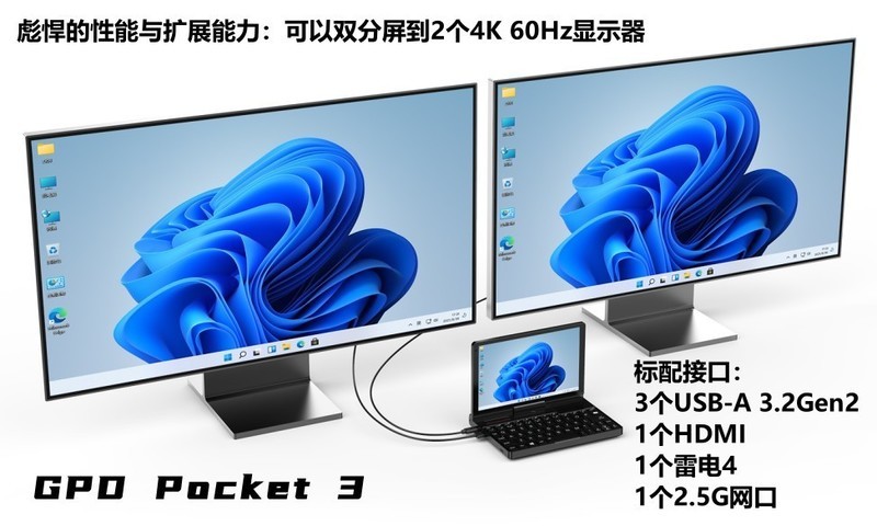 2022年超极本怎么选？GPD Pocket 3模块化超级迷你本体验