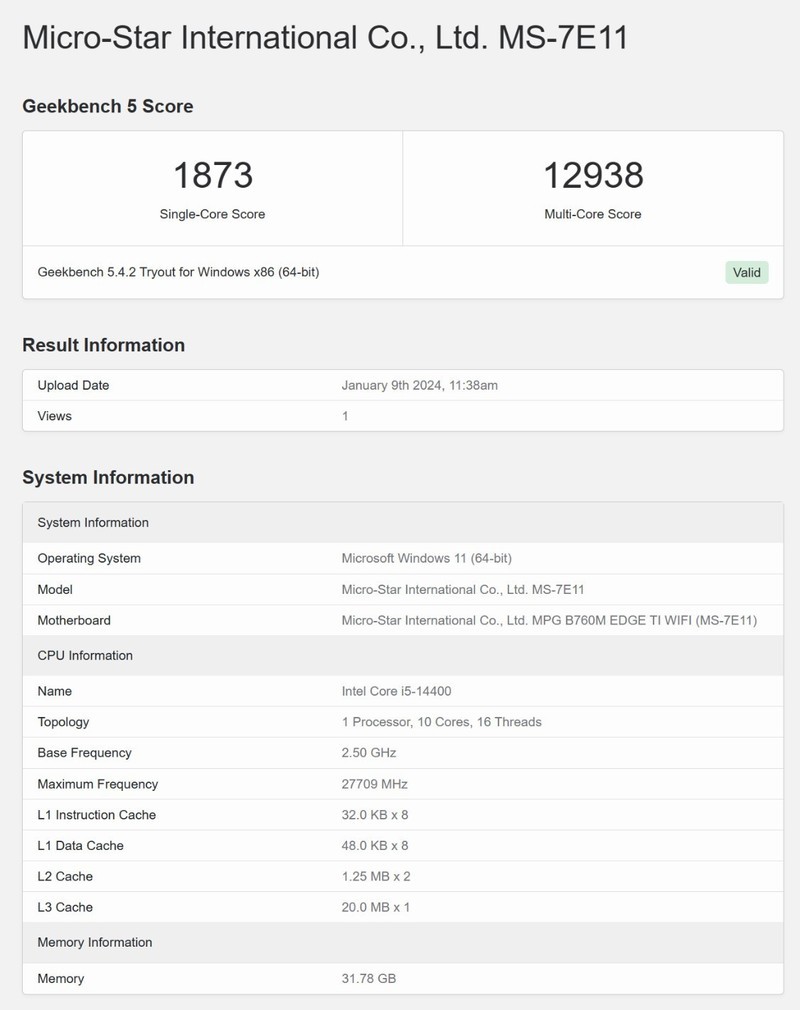 性能与上代持平，但解锁SA电压！i5-14400搭配B760刀锋钛测评分享