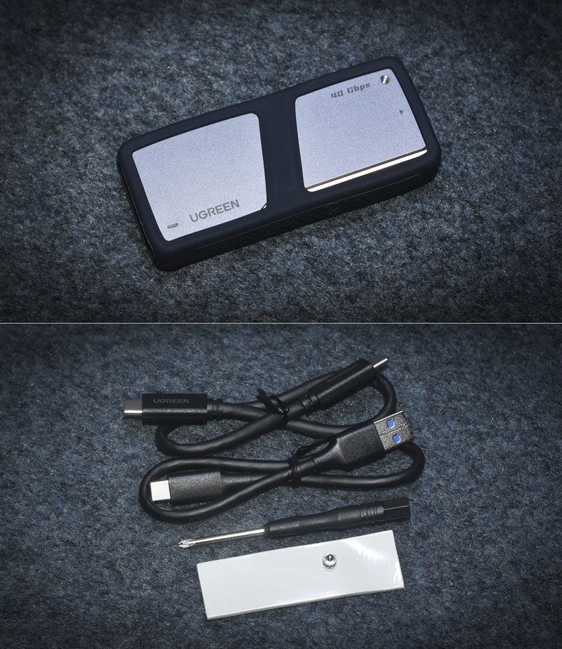 40Gbps速率起飞 绿联CM642 USB4 M.2 NVMe固态硬盘盒体验分享