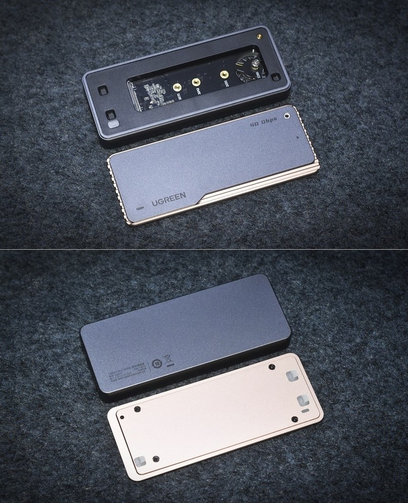 40Gbps速率起飞 绿联CM642 USB4 M.2 NVMe固态硬盘盒体验分享