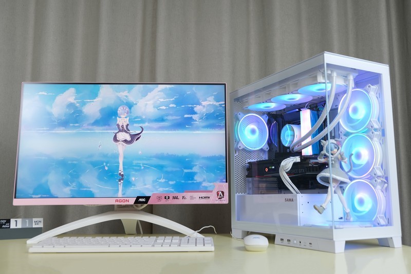 海景房天花板？展示硬件的绝佳橱窗：先马 新镜界 270°全透白色海景房机箱 上机体验