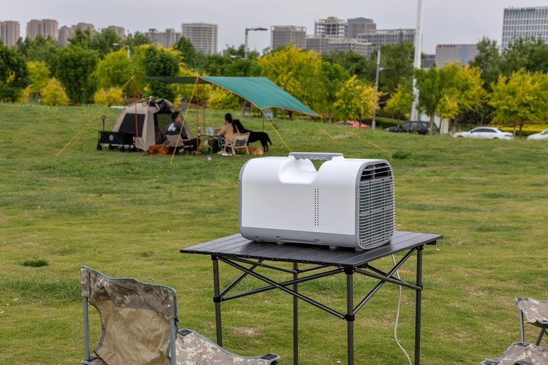 夏日露营新装备，享受凉爽就这么简单，优巧可移动空调使用评测
