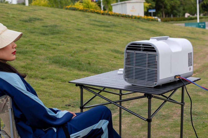 夏日露营新装备，享受凉爽就这么简单，优巧可移动空调使用评测