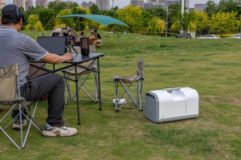夏日露营新装备，享受凉爽就这么简单，优巧可移动空调使用评测