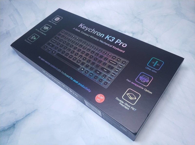 轻薄双模客制化，办公打字手感好：Keychron K3Pro机械键盘