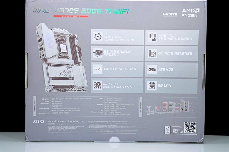 锐龙 9000X3D 好搭档！ 微星 MPG X870E EDGE TI WIFI 刀锋钛评测