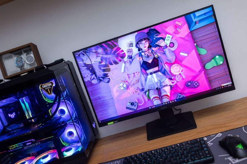 被称为枪神的4K电竞显示器真的很强，微星MAG 274UPF开箱