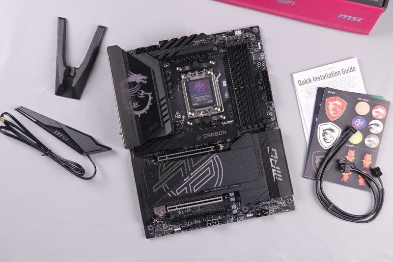 AMD 9950X豪华座驾，微星MPG X870E暗黑主板评测，惊喜大过期待