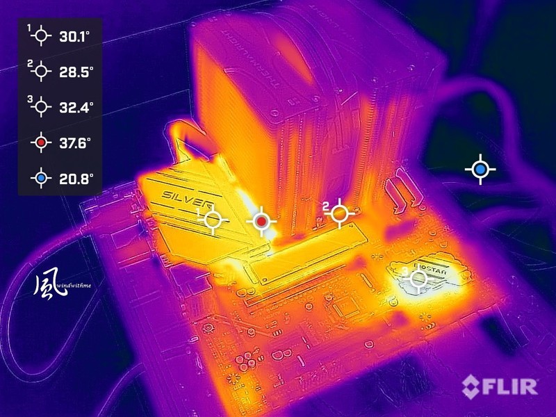 BIOSTAR B760M-SILVER搭载13600K风冷效能实测