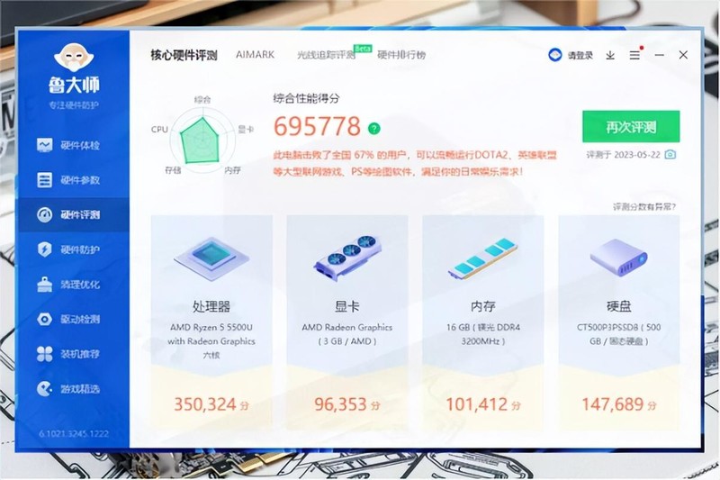 6核心12线程AMD迷你主机也能搞AI创作，零刻SER5 R5-5500U评测