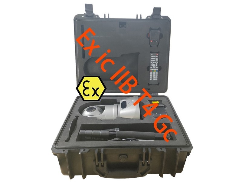 5G高清防爆本安隔爆油田电力钻井管道布控球