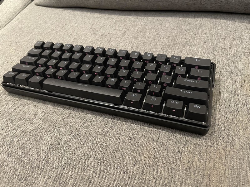 双模无线，RGB背光，PBT键帽，热插拔全安排！-KEMOVE DK61机械键盘