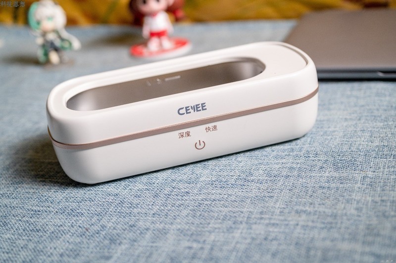 顽固污渍一键去除，还有紫外线除菌功能，希亦超声波清洗机体验