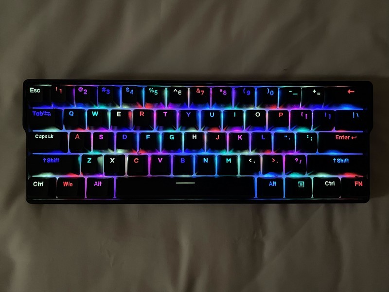 双模无线，RGB背光，PBT键帽，热插拔全安排！-KEMOVE DK61机械键盘