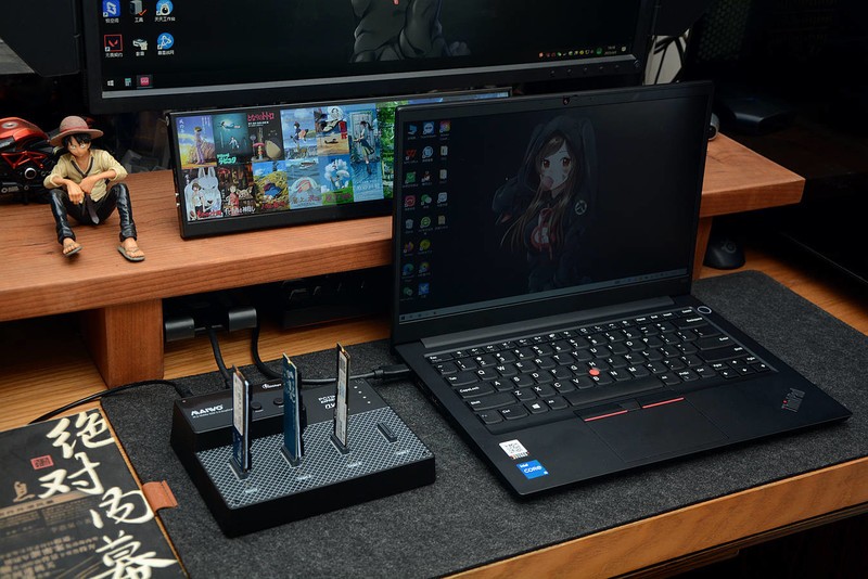 一拖三克隆、USB4、40Gbps速率，麦沃M.2四盘位拷贝机开箱