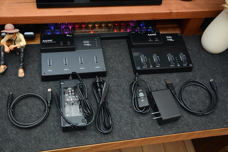 一拖三克隆、USB4、40Gbps速率，麦沃M.2四盘位拷贝机开箱