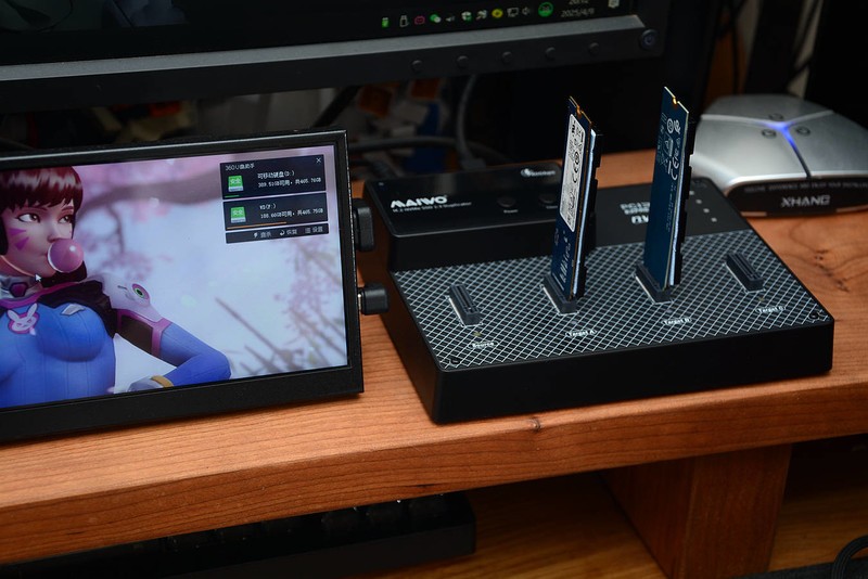 一拖三克隆、USB4、40Gbps速率，麦沃M.2四盘位拷贝机开箱