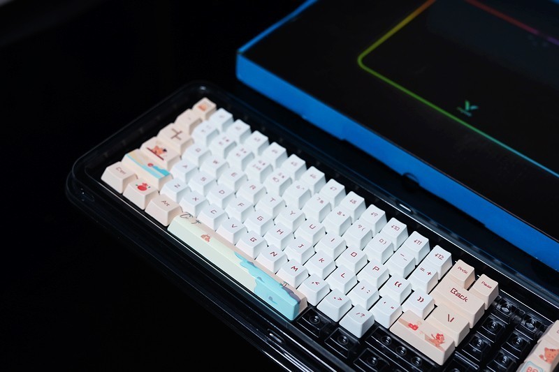 RGB全家桶.太喜欢了 雷柏.键帽.耳机支架.鼠标垫三件套