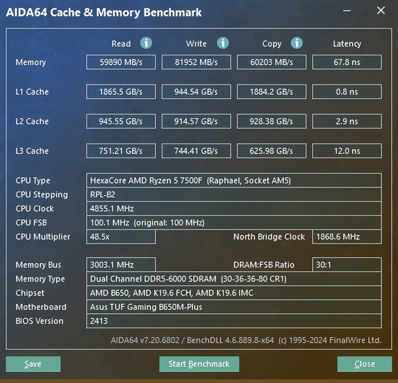 装台今年最标准的游戏主机？7500F+B650M TUF+6750GRE