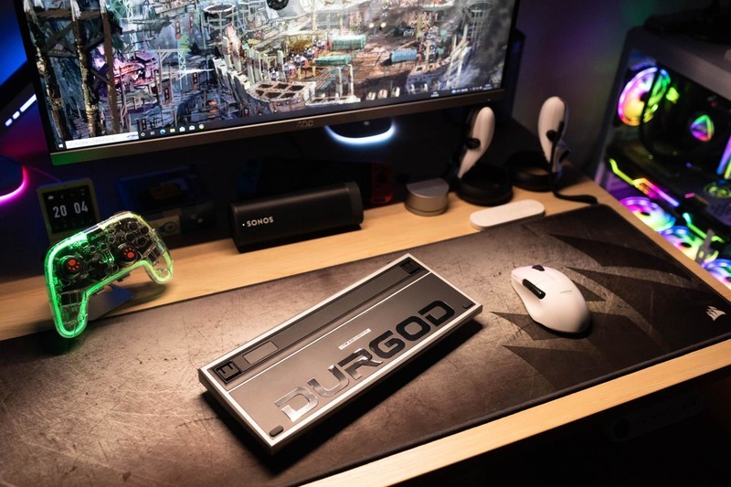 圆润顺滑，一眼相中，杜伽Hi Keys无线机械键盘