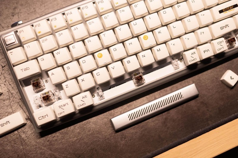 圆润顺滑，一眼相中，杜伽Hi Keys无线机械键盘