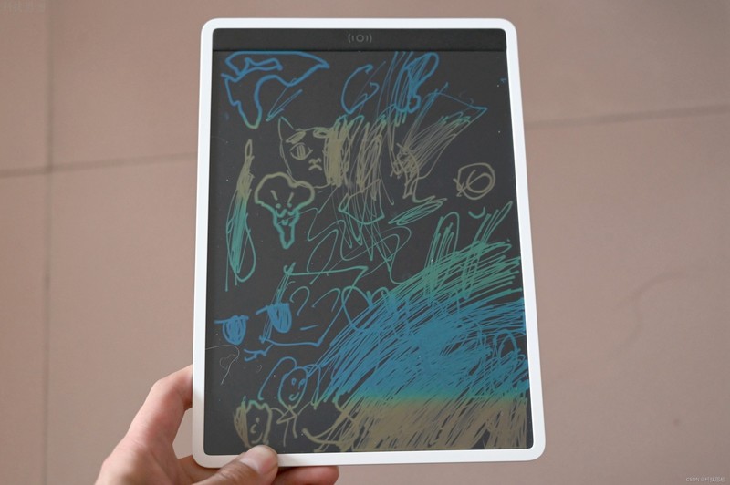 好玩有趣彩色小画板，小朋友的好玩伴，米家液晶小黑板多彩版体验