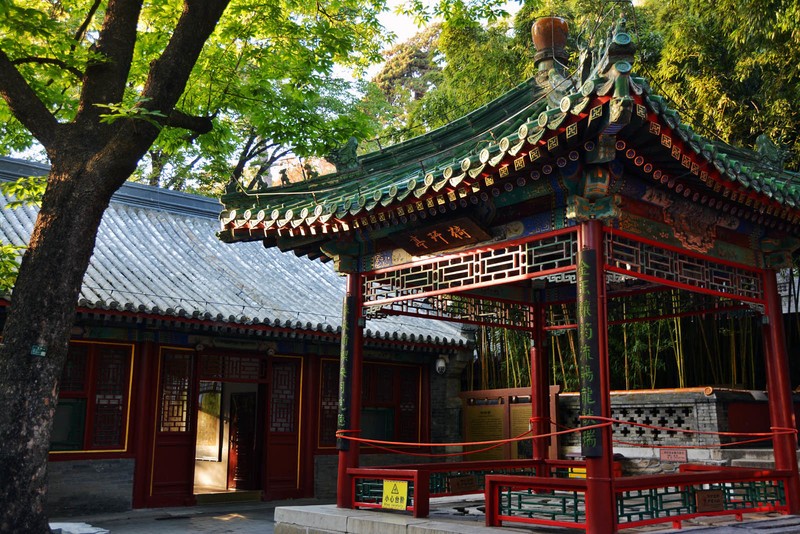 #留住美丽秋天# 北京最美秋色之一：潭拓寺