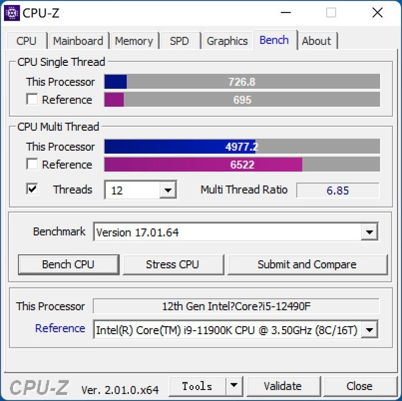 只为游戏而生，Intel i5 12490F评测及体验分享