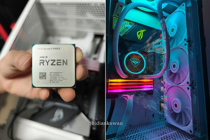 水冷不给力别发愁，升级超频三PD360散热，AMD锐龙5900x稳降10度