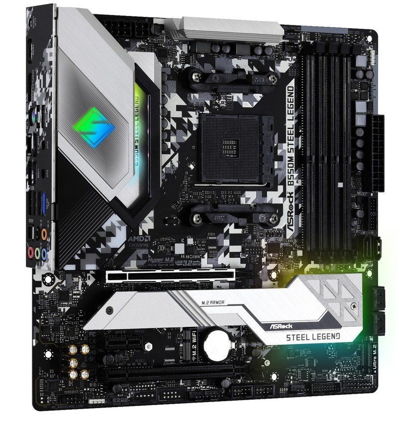 兼备游戏和多线程处理5800x3d搭华擎b550msteellegend