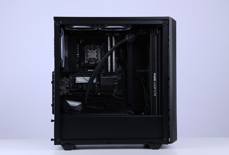 炫酷ARGB和高效静音兼备，德静界PURE BASE 500 FX中塔机箱推荐