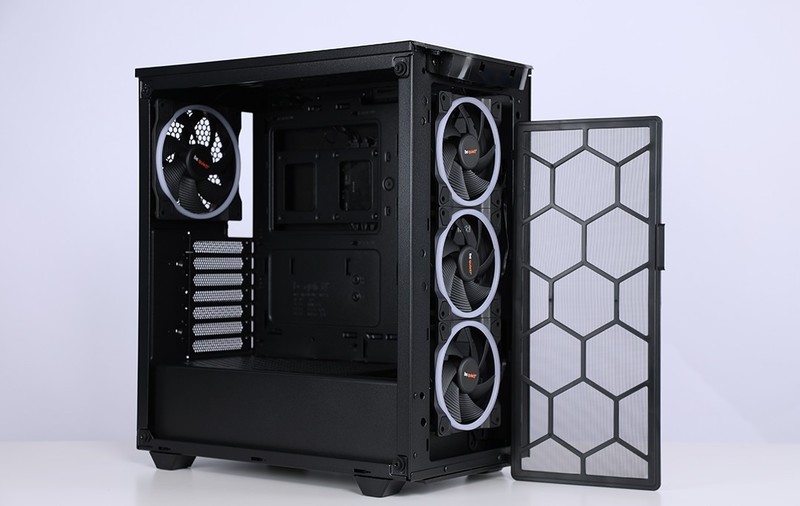 炫酷ARGB和高效静音兼备，德静界PURE BASE 500 FX中塔机箱推荐