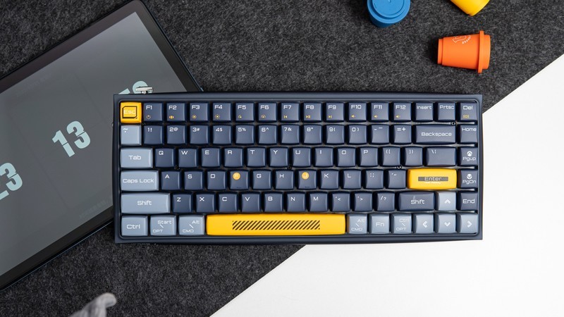 “小”而“美”，桌面颜值好物，杜伽Hi Keys双模机械键盘