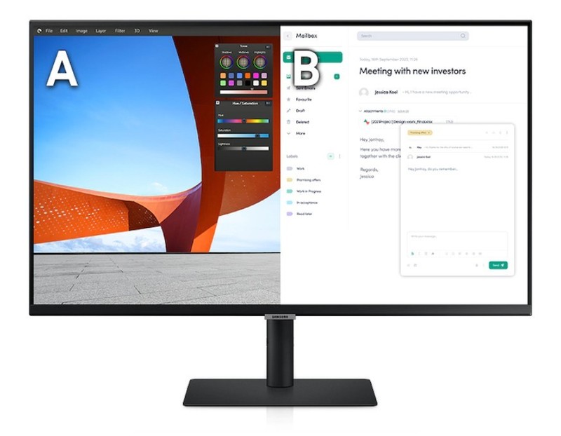 星空体育平台发布 ViewFinity S8UT 4K 显示器：双雷电 4 接口，支持分屏输入、菊花链串联