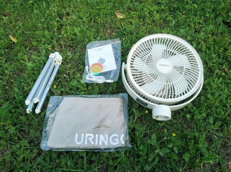 降温纳凉好物，夏季露营更凉爽：七彩叮当户外电扇体验