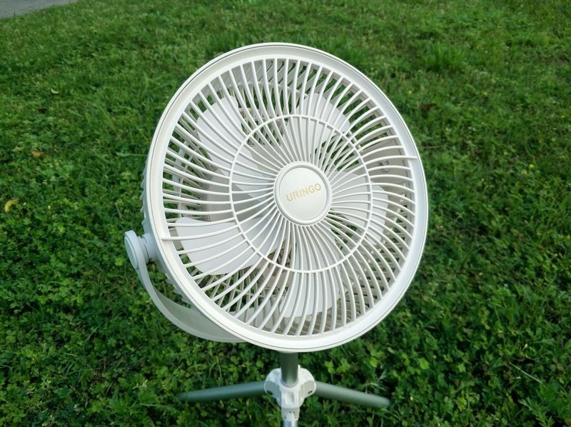 降温纳凉好物，夏季露营更凉爽：七彩叮当户外电扇体验