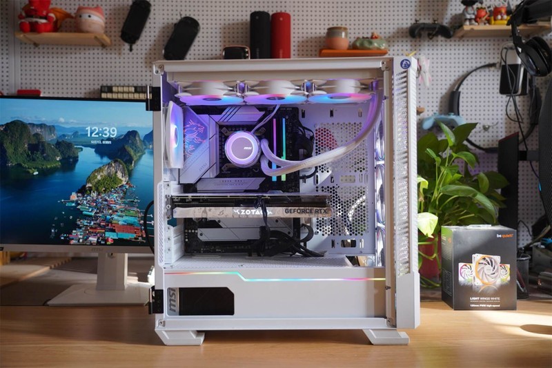 寒冰之美，冷酷到底——微星寒冰E360白色限定版散热器来袭！