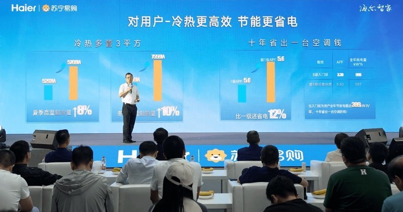 海尔空调与苏宁易购双向奔赴 低碳节能“清凉之夏”吹入千万家